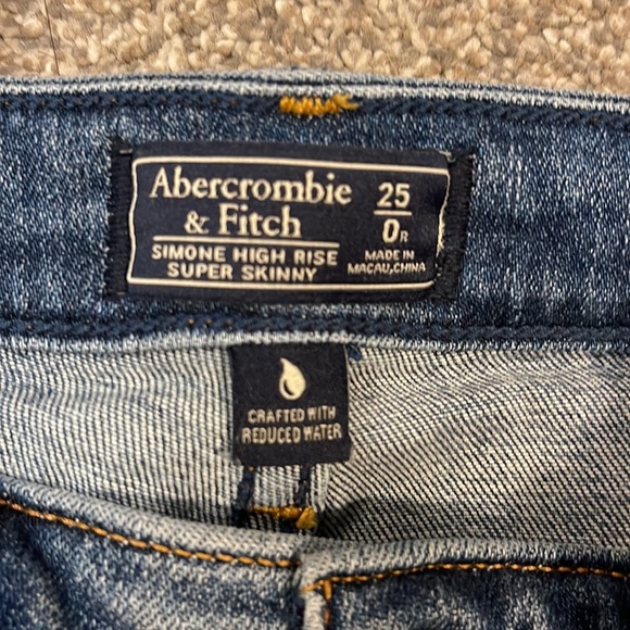 Abercrombie & Fitch high rise skinny jeans - Picture 6 of 7